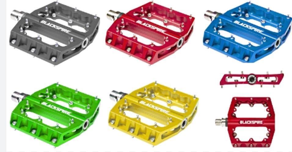 Blackspire SUB420 Platform Pedals 9/16″ Mountain Bike CNC Alloy Pedal 6 Colors