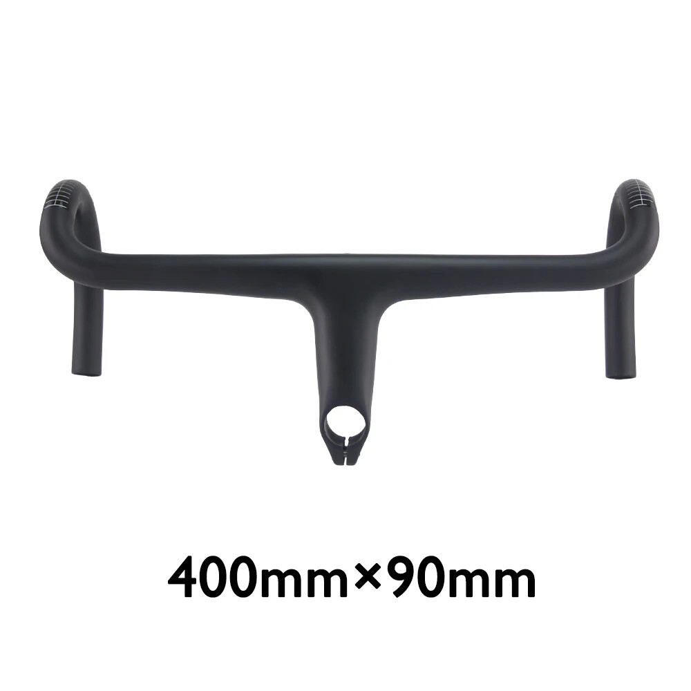 Carbon Fiber Road Alpinist Bike Integrated Handlebar Drop 400/420/440mm Length