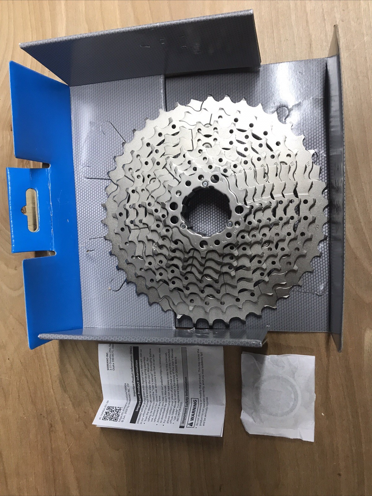 Shimano Deore CS-M4100-10 Cassette – 10-Speed, 11-42t, Silver