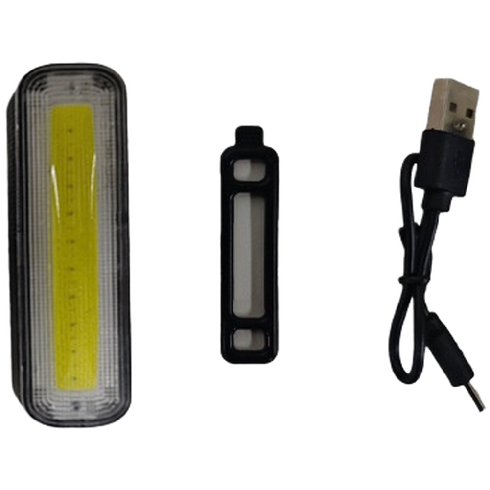 Bike Tail Light USB Rechargeable with Rubber Strap for Bicycle For Night Use