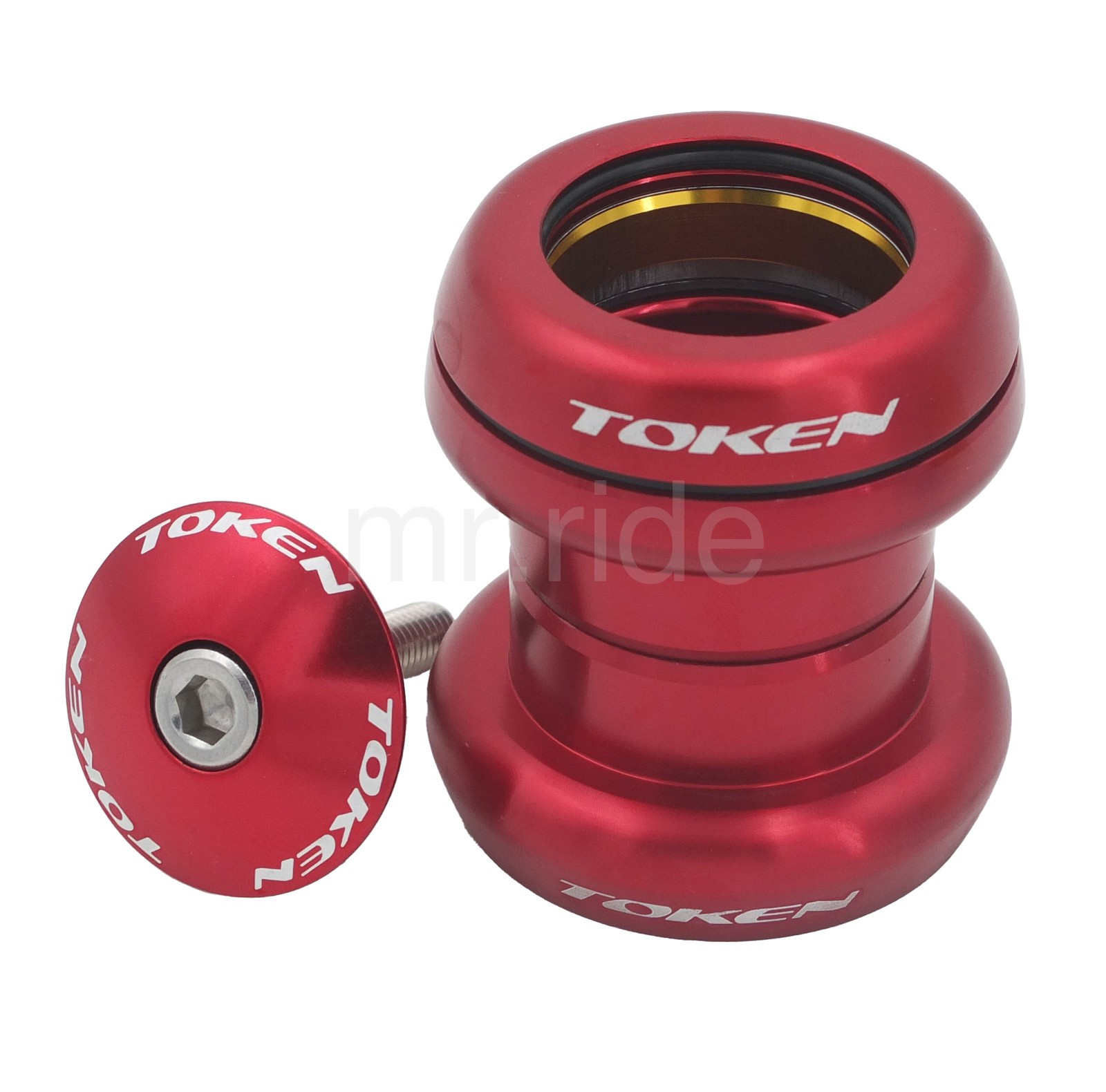 Head set TOKEN «Heggset» TK 060 for 1 1/8″ integrated + threadless Red