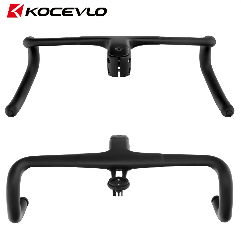 Gravel Road Bicycle Carbon Integrated Handlebar for 28.6mm Fork with Spacers