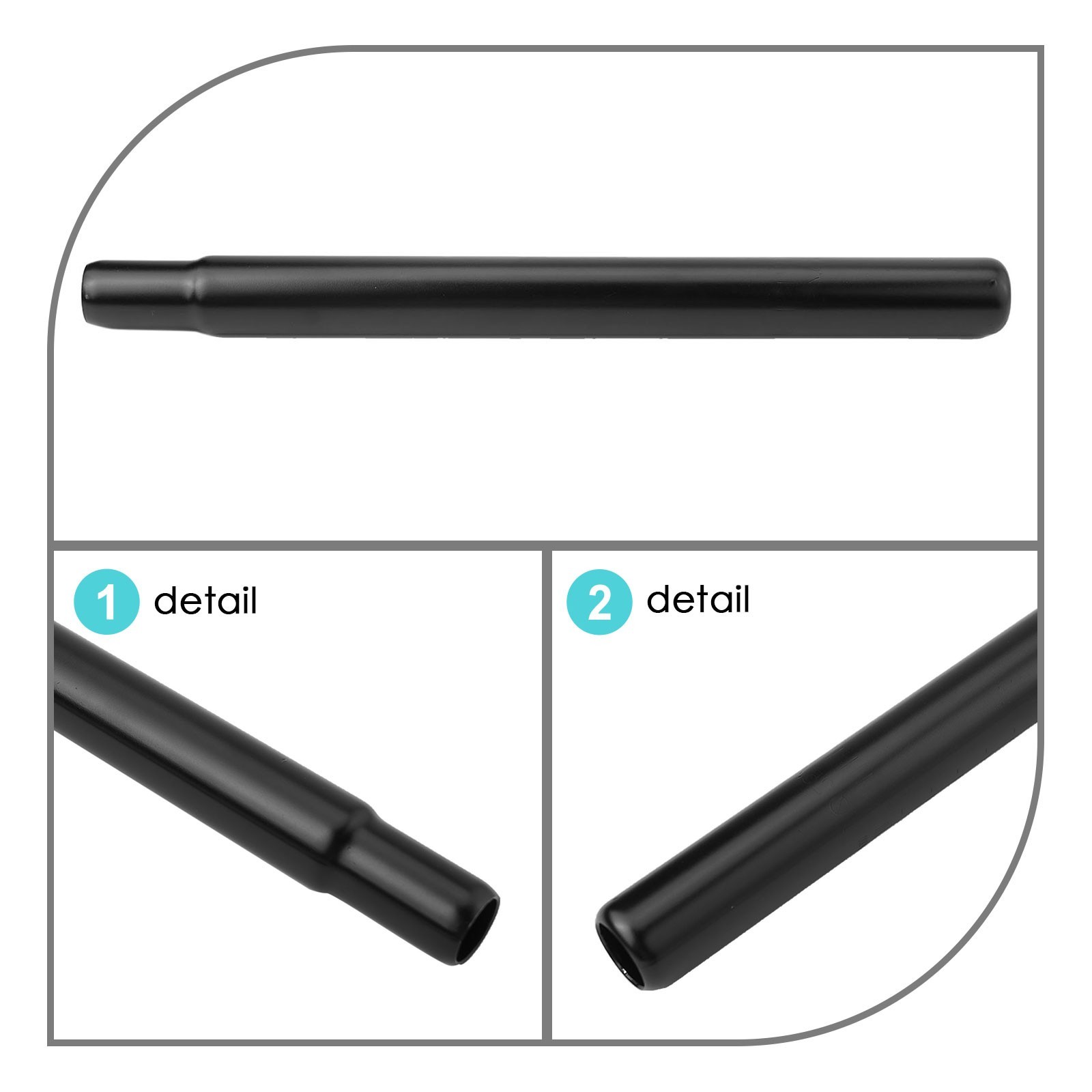 High Hardness Carbon Steel Bike Seatpost Adjustable Softness Fine Workmanship