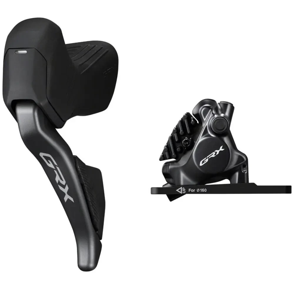 Shimano GRX ST-RX825 Di2 Shift-Brake Levers with Calipers. Flat Mount