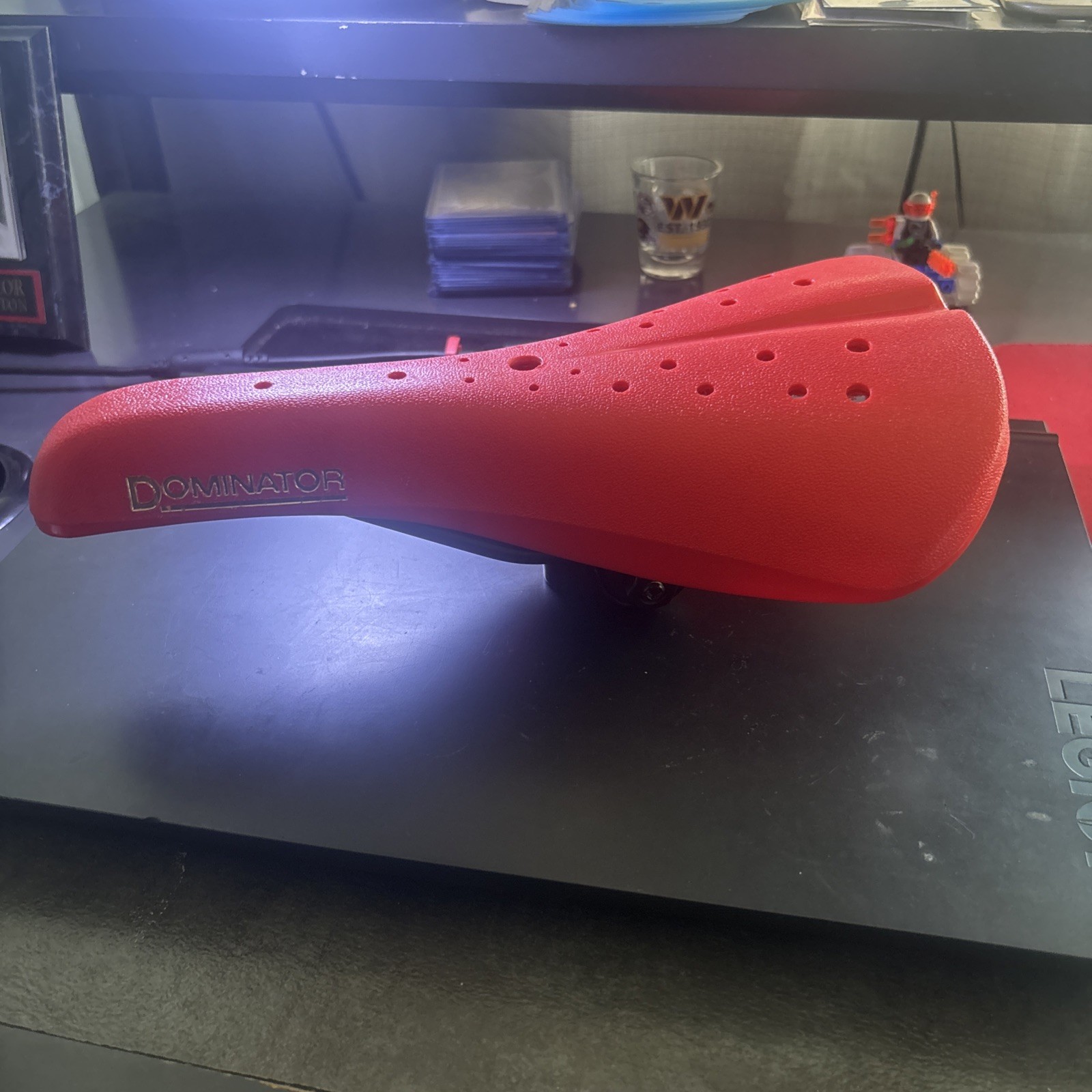 Viscount Dominator «Old School Bmx» Hard Shell RED Seat with Grips GT DYNO