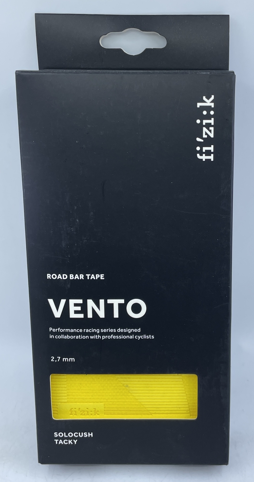 YELLOW Fizik Vento Solocush Tacky Handlebar Tape 2.7mm Bar Tape NIB