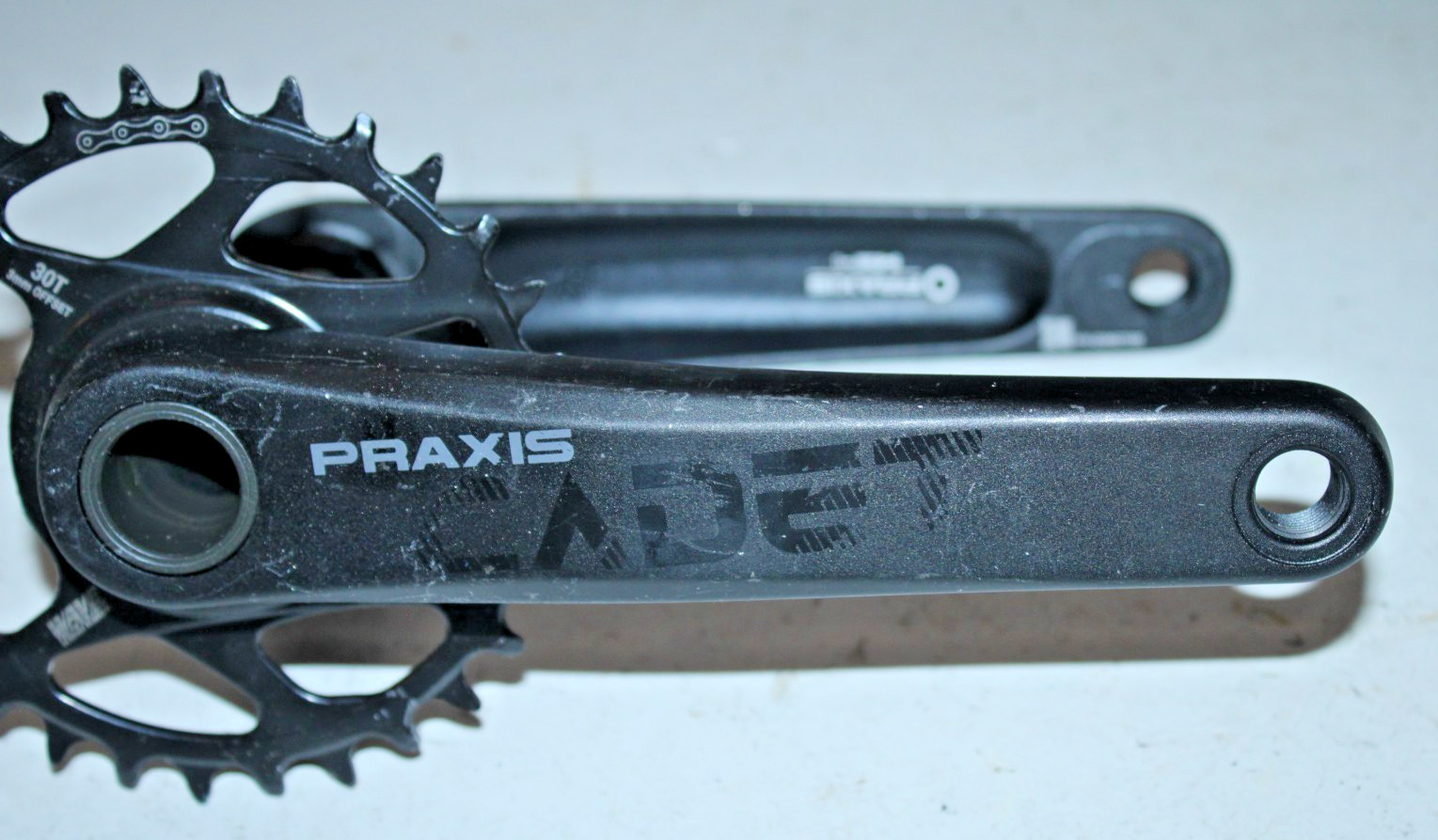 Praxis Works Cadet M24 Single Crank Set Black 175mm Center Mount 30T Gravel CX ~