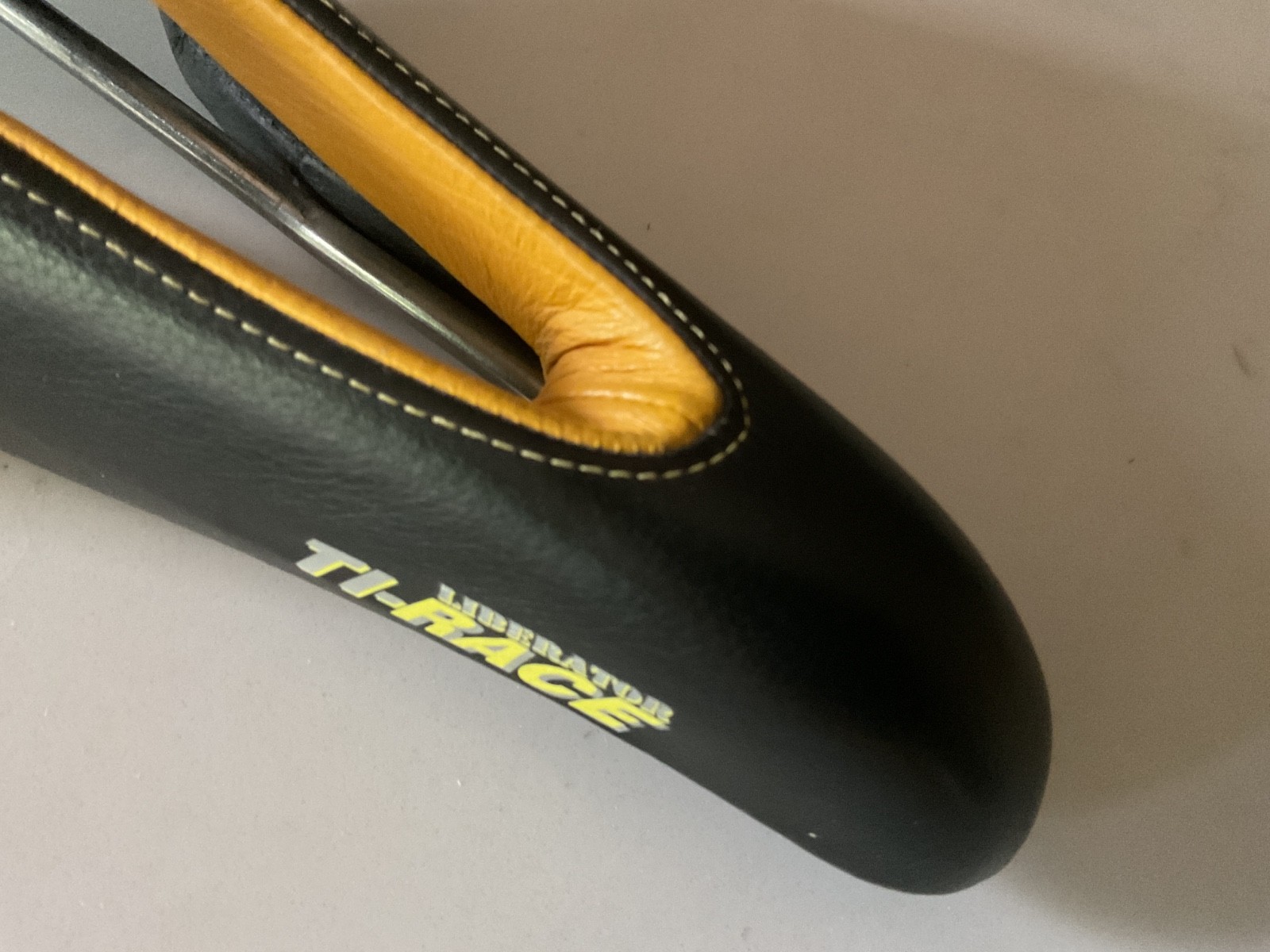 Selle Italia TFI Liberator TI-Race Saddle 270 X 155 Padded Leather