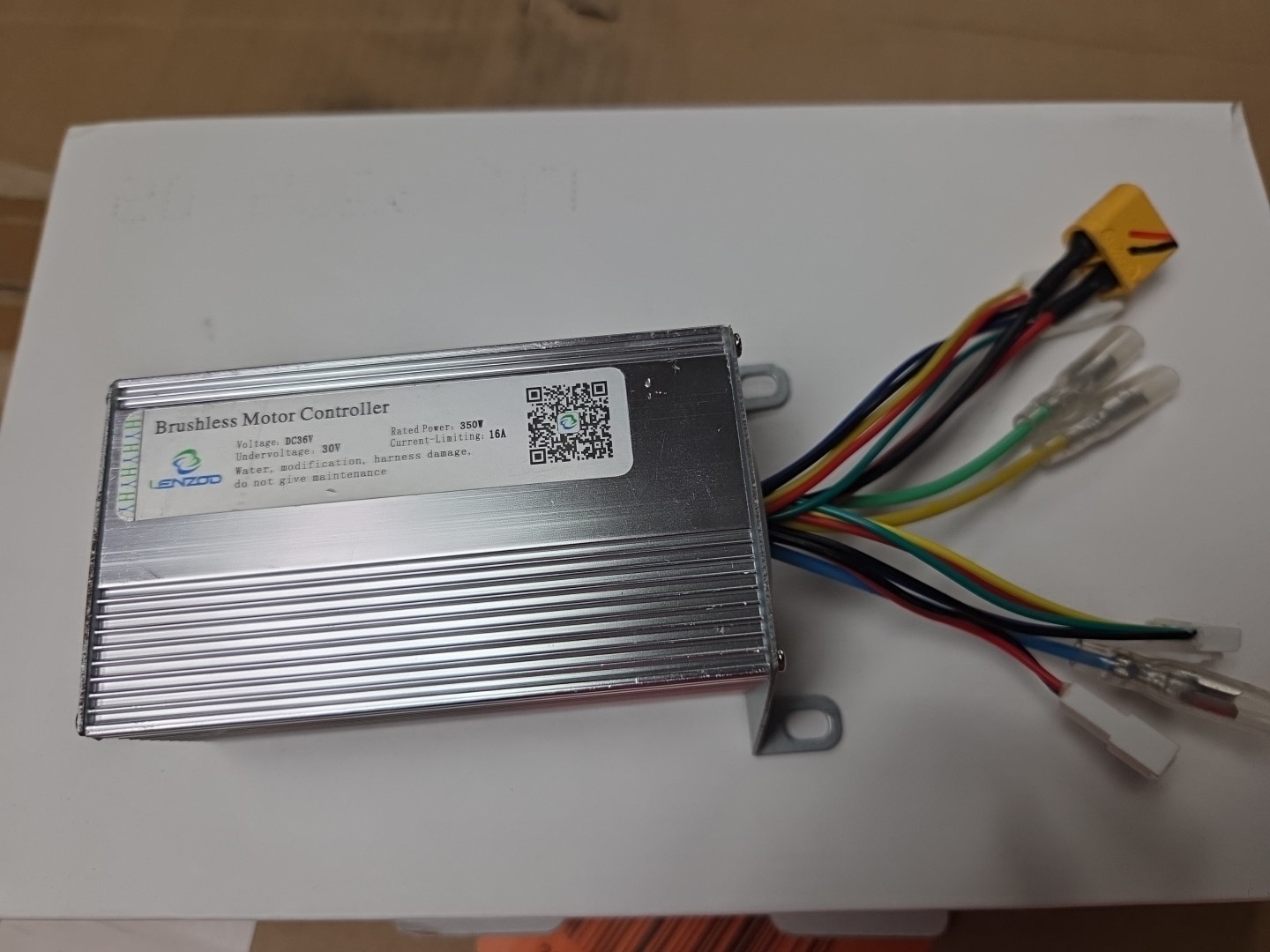 Lenzod 36V 35w Bike Brushless Motor Controller Used Working 16mile/h Speed Limit