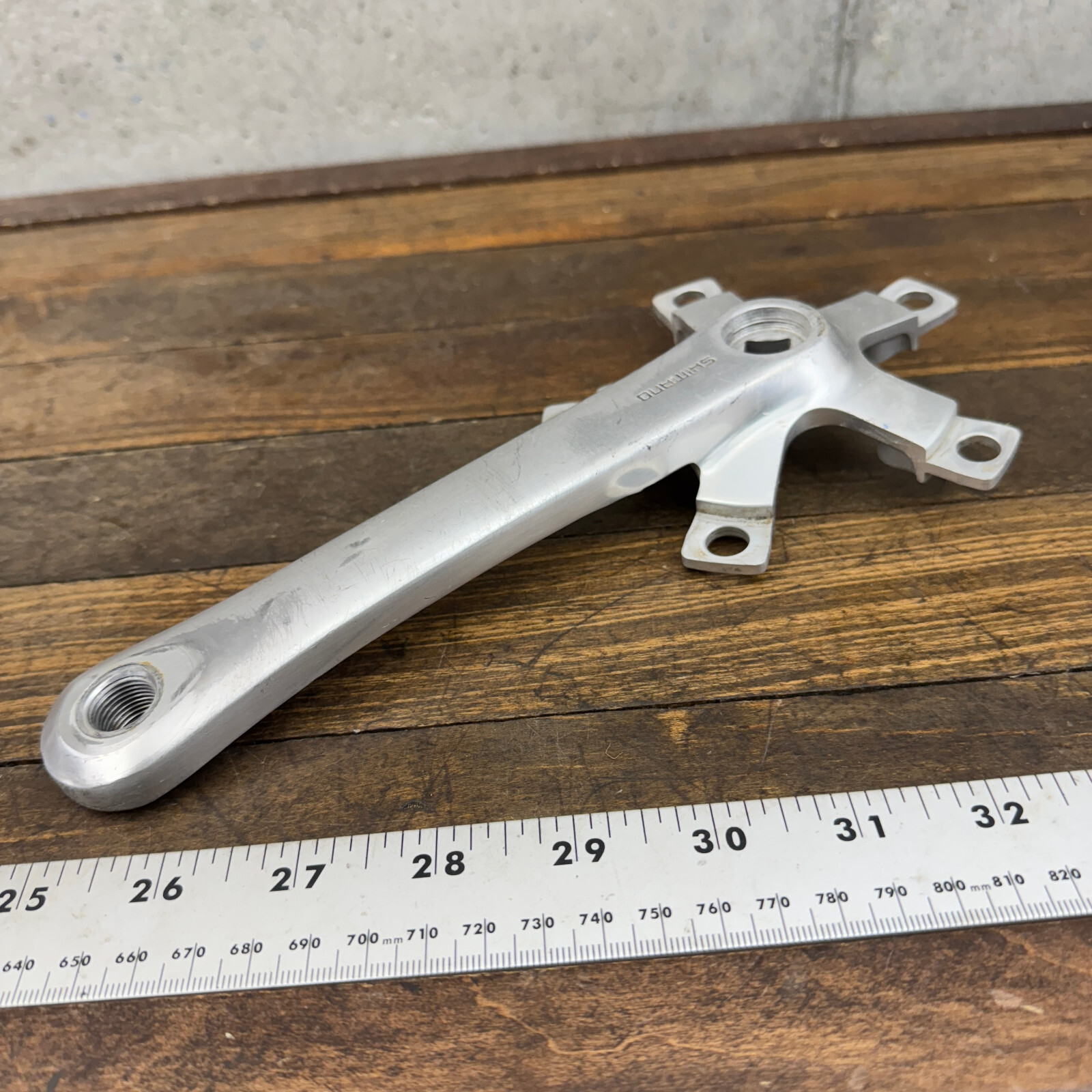 Vintage Shimano Deore XT FC-M730 Crank Arm RIGHT 175 mm Pantograph SG 1990s S2