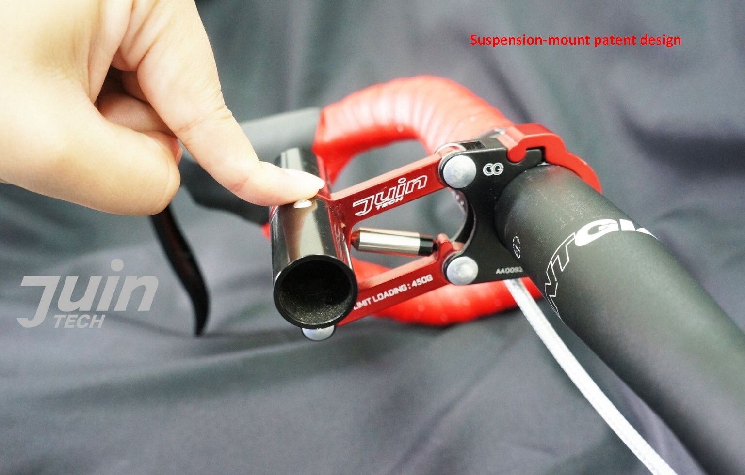 Juin Tech AB1 Suspension Handlebar Extention Mount For Bike Scooter Use