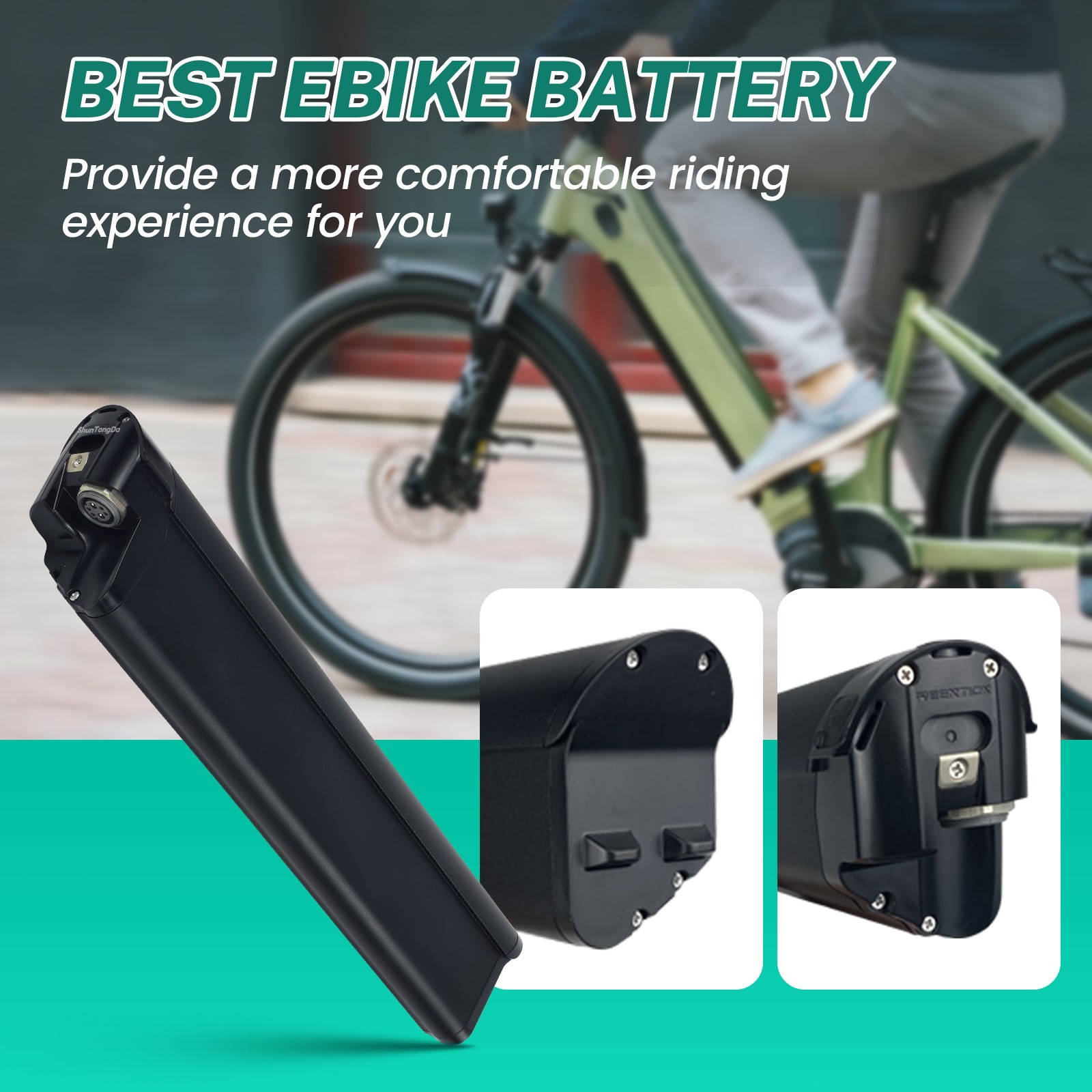 48V 14Ah For Aventon Pace 500.2 500.3 500.3 Step-Through Ebike Battery