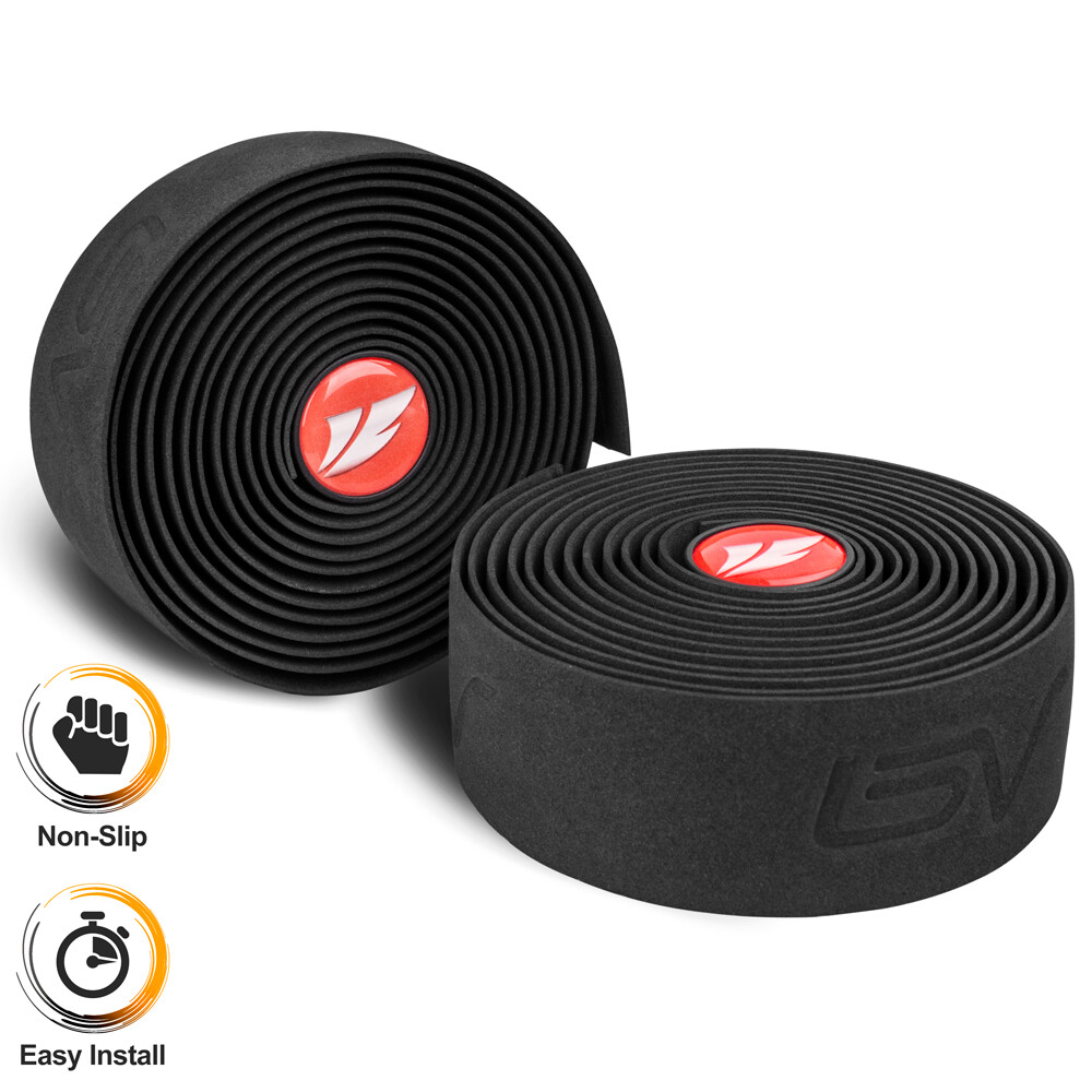 BV Road Bike Handlebar Tape Bicycle Bar Wraps EVA 3M Adhesive Non-Slip Soft