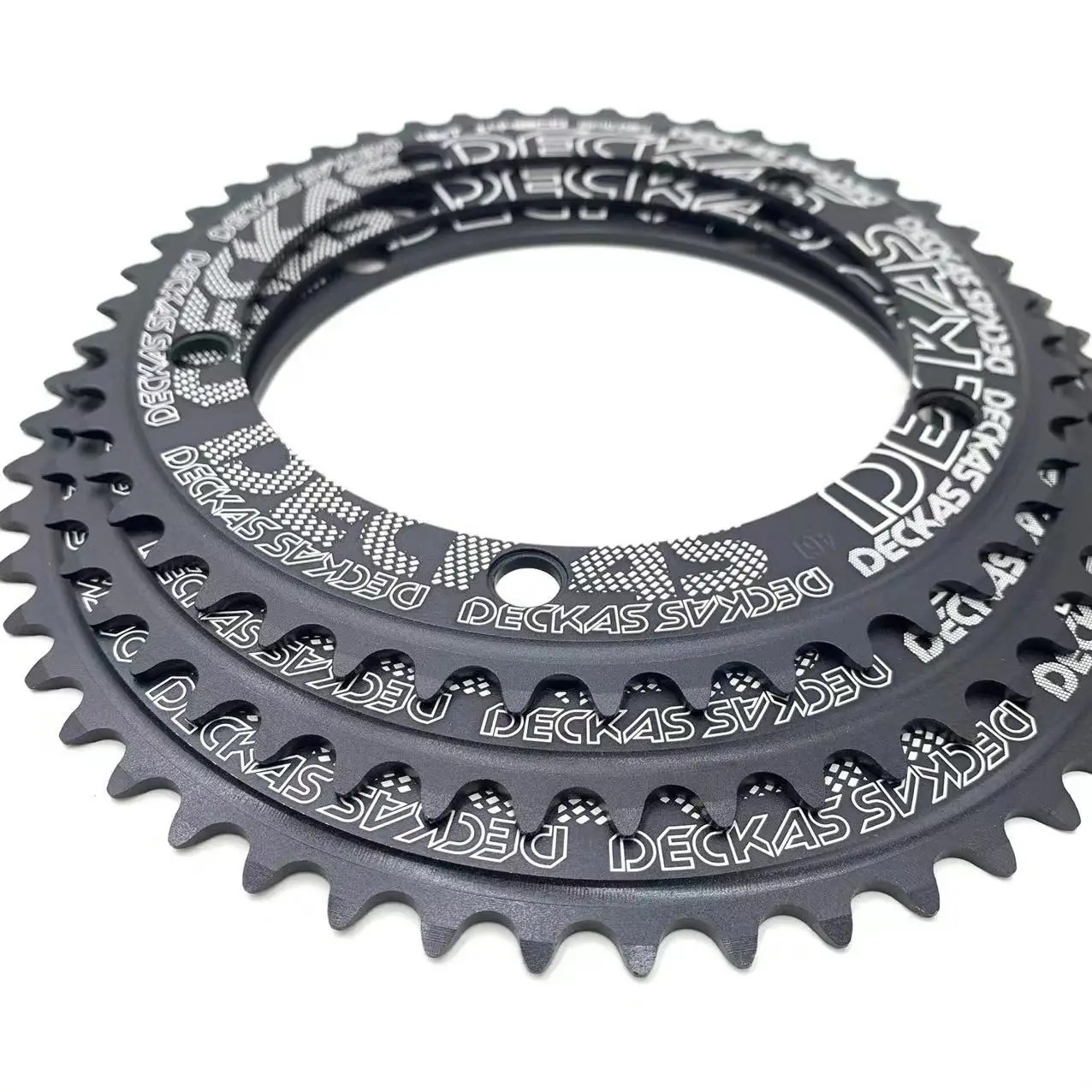 Deckas 144BCD Fixed Gear Fixie round Chain Ring Track Bike 44T-58T Tooth 144 Bcd