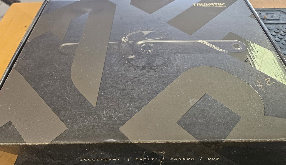 TRUVATIV Descendant Carbon 175mm DUB Crankset , 32t, brand new, original packing