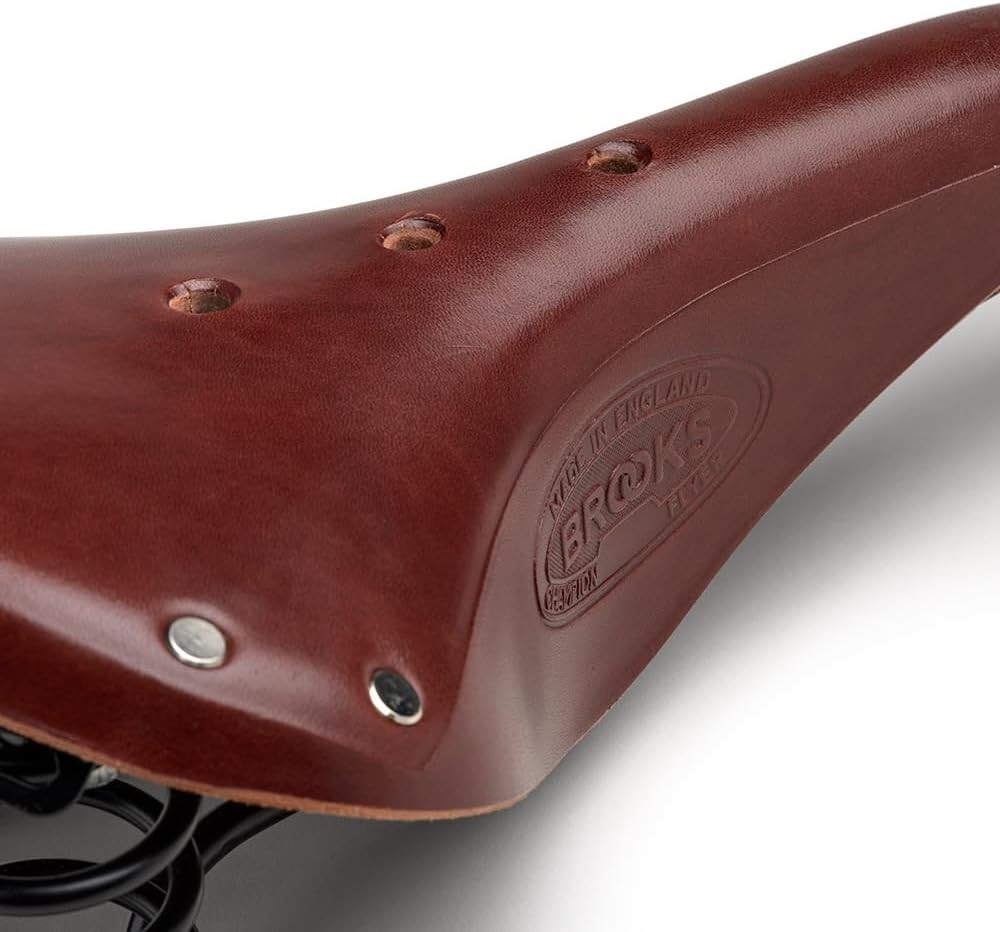 Brooks Flyer Leather Bike Saddle – Handmade in England