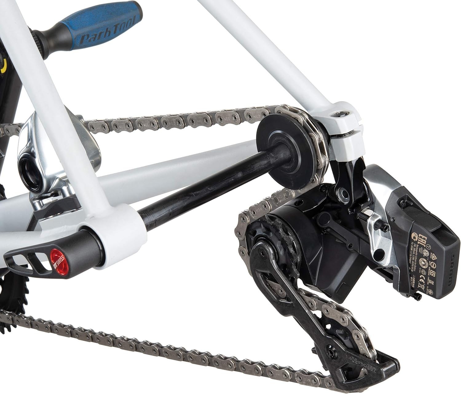 Lightweight DH-1 Dummy Hub for Easy Chain Cleaning and Bike Transport