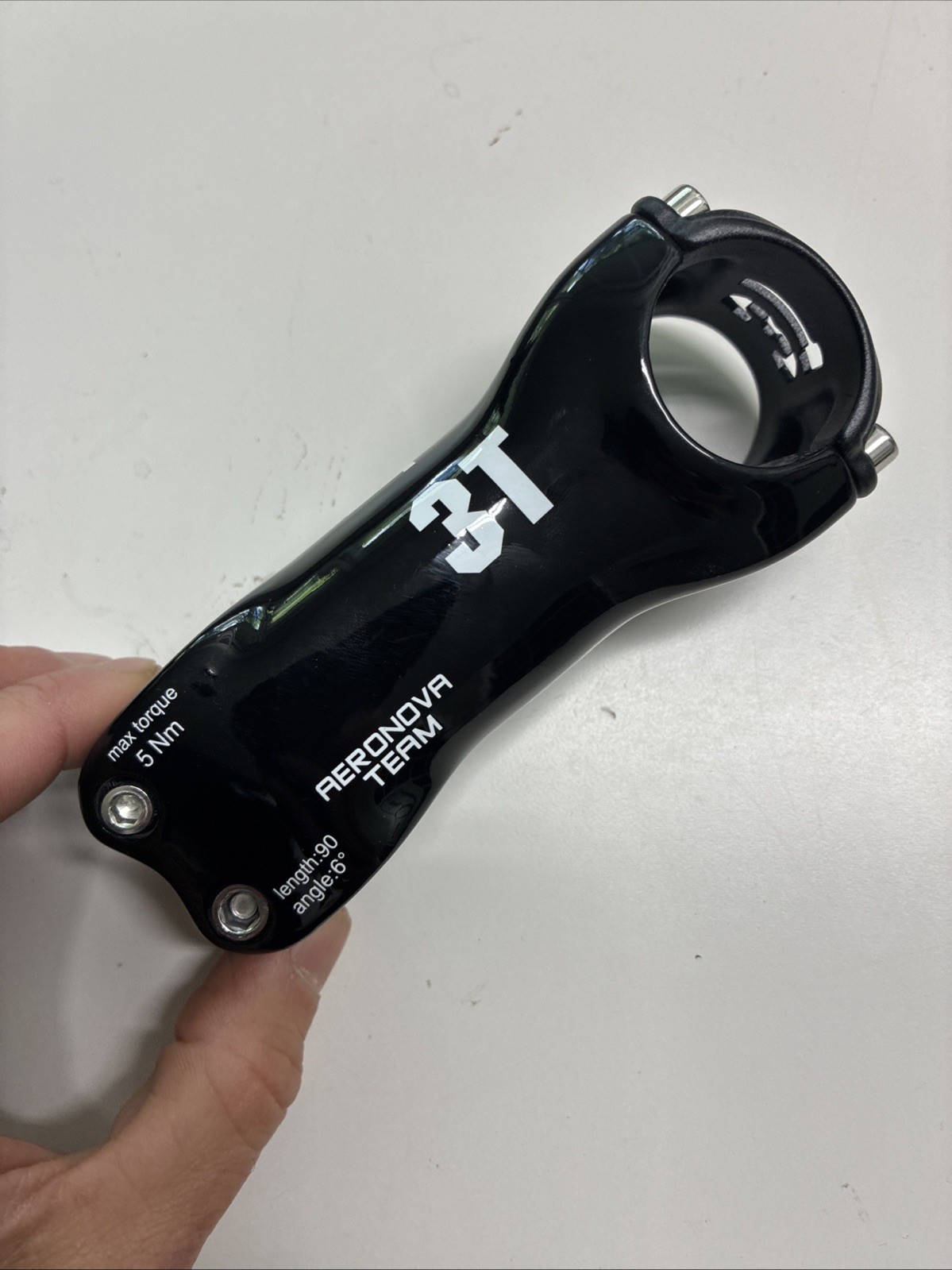 3T Aeronova Team 90mm ±6 Degree Carbon Stem 1 1/8 31.8 road gravel mountain bike