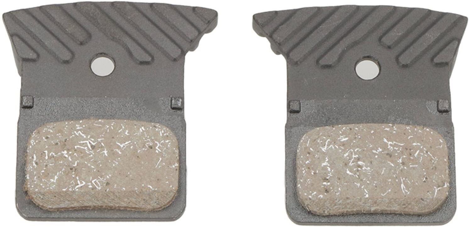 Shimano L05A-RF disc pads and spring, alloy back with cooling fins, resin