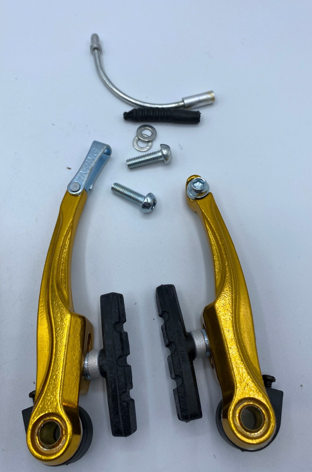 Aluminum V Brake Full Set For Mountain Bike Road Bike Front & Rear MTB BMX GOLD
