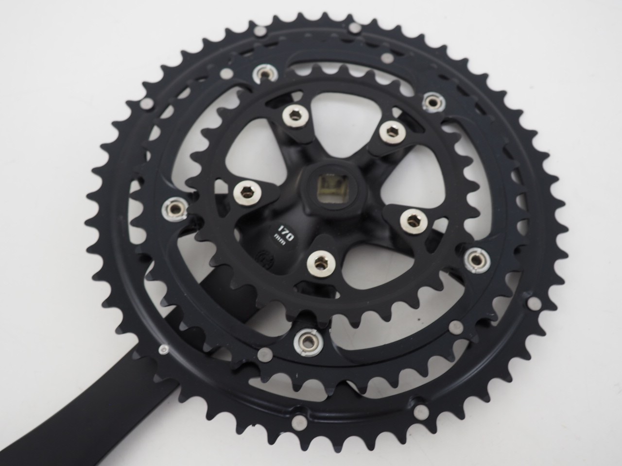 NOS Campagnolo Mirage 9 Speed Alloy Crankset 170mm 52/42/30 Square Taper