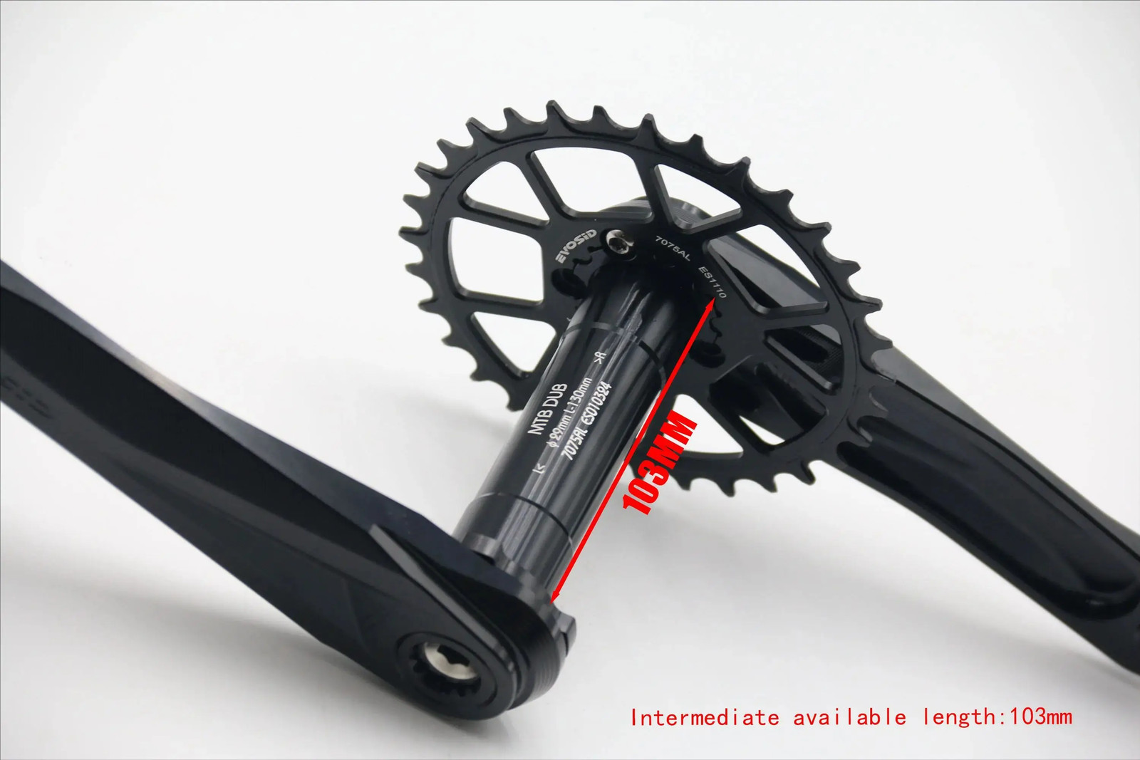 Mountain Bicycle Crankset 160/165/170mm 32/34/36/38T Direct Mount Chainrings