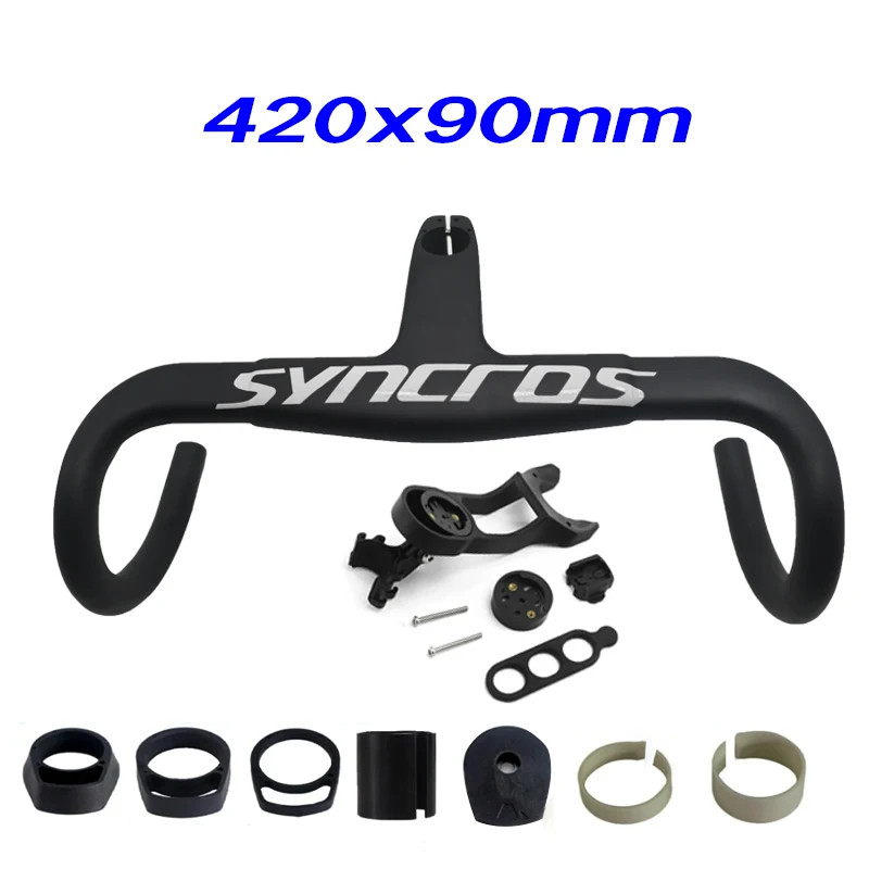 Syncros Road Bike Carbon Drop Bar Stem Carbon Bicycle Frame 28.6/31.8mm 90-120mm