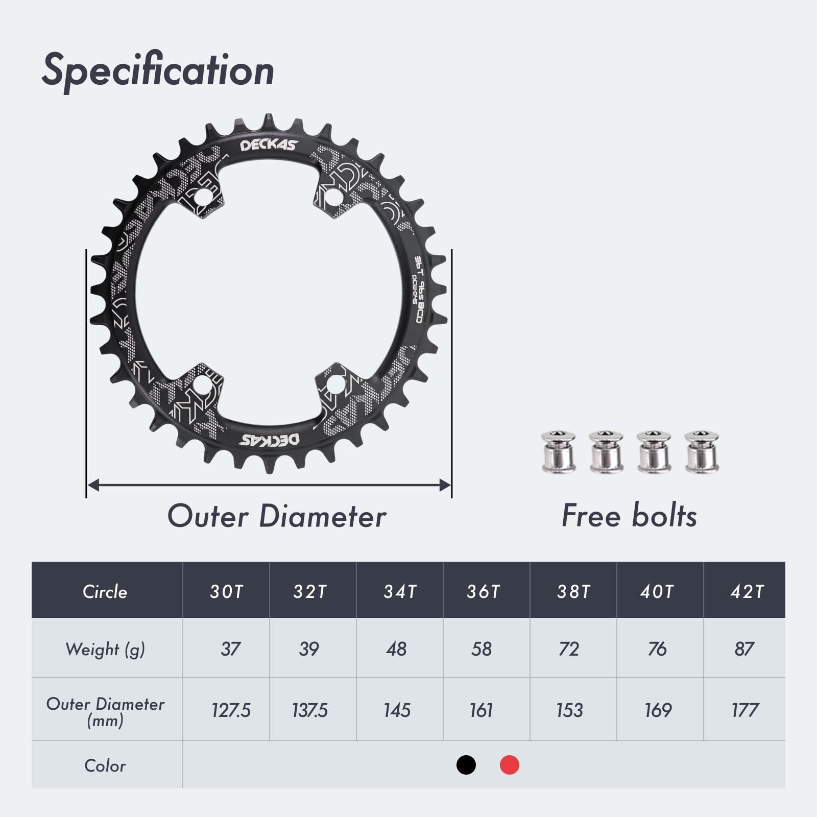 DJC Bike Chainring Asymmetrical 96BCD Narrow Wide Tooth MTB for XT SLX M6000 …