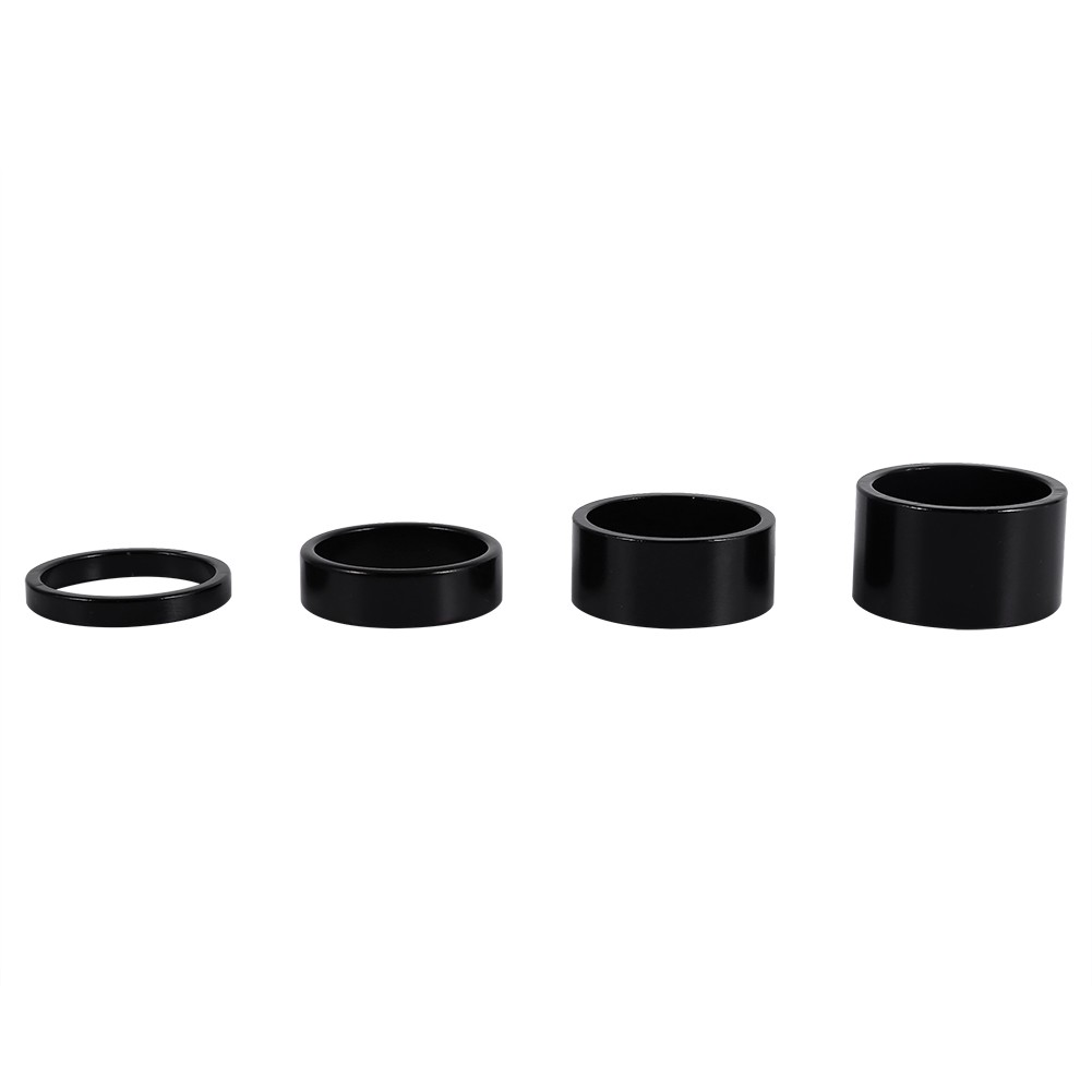 4 Colors 4Pcs/Set 5mm/10mm/15mm/20mm Aluminum Alloy Headset Spacer Bike Front