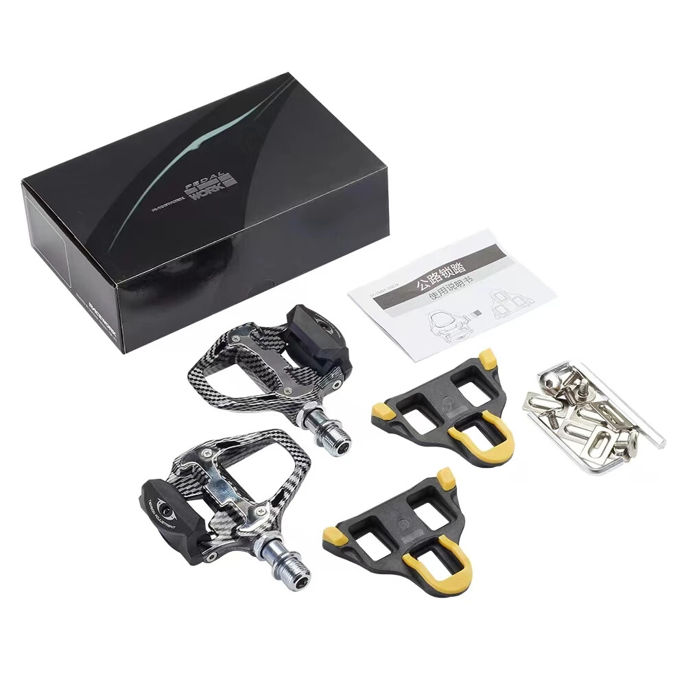 Road Bike Lock Pedal Texture Self-Locking Paddle Bearings Pedal With SPD Lock