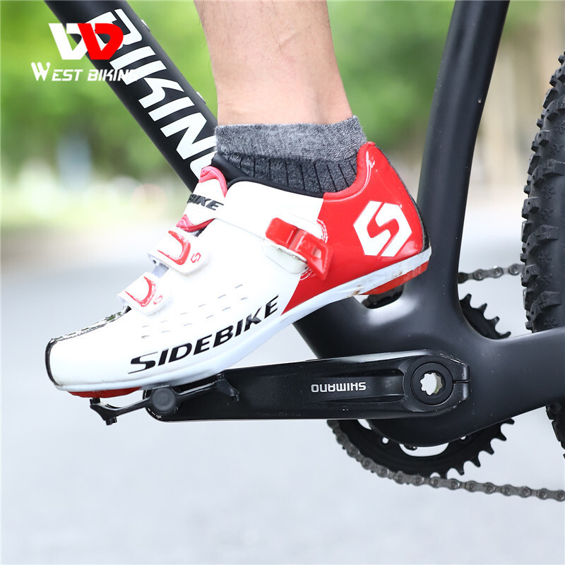 WEST BIKING Ultralight Double DU Bearing Alloy MTB Road Bike Flat Pedals 9/16″