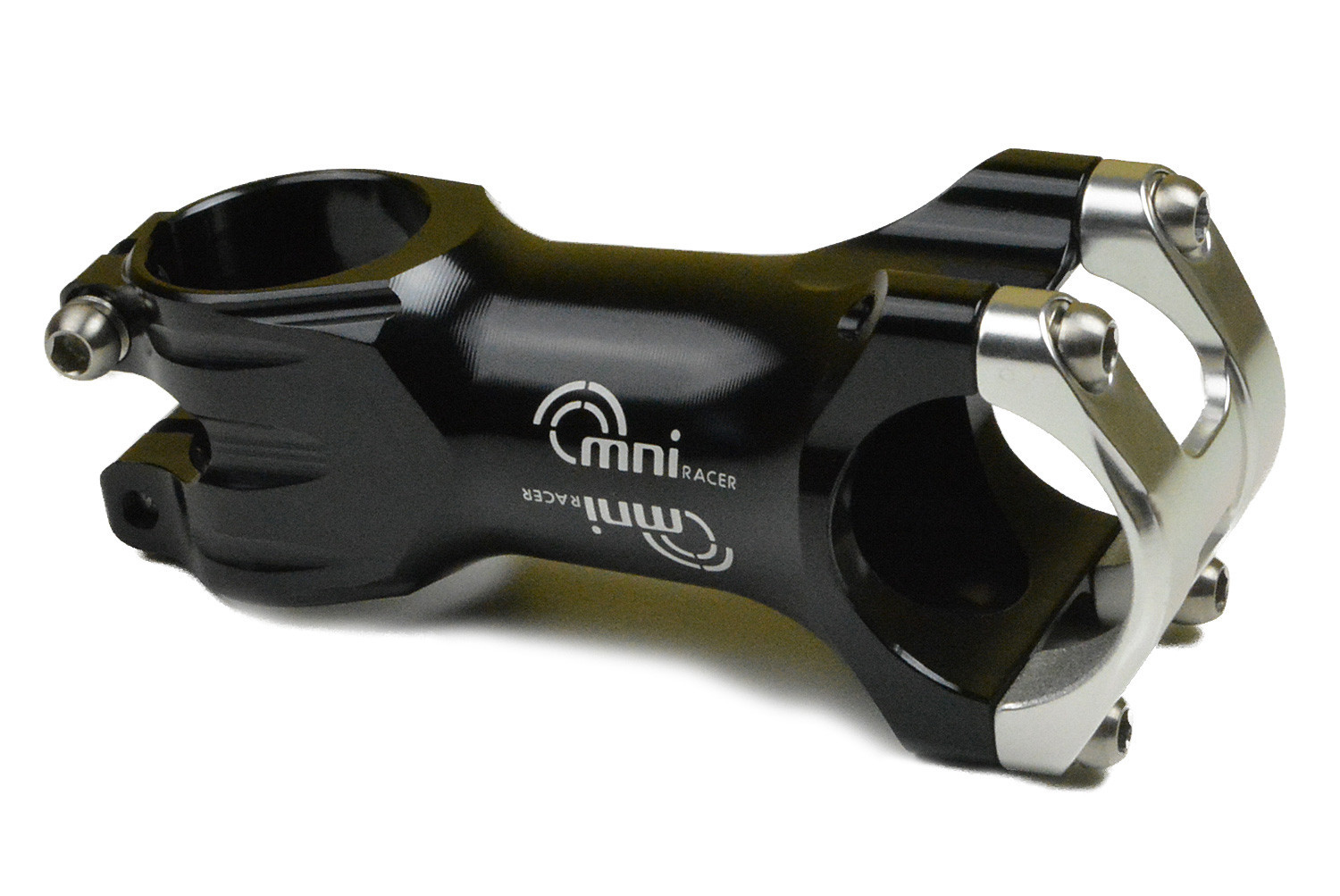 OMNI Racer WORLDS LIGHTEST RACE-Lite Handlebar Stem & Ti Bolts 31.8mm BLACK