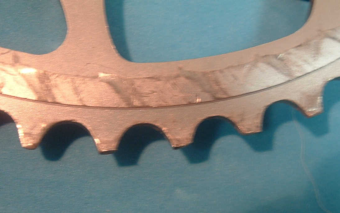 Shimano Deore XT M730 F-46T x 110BCD MTB Chainring-3x-5 to 9-Spd- ’91- VGC+