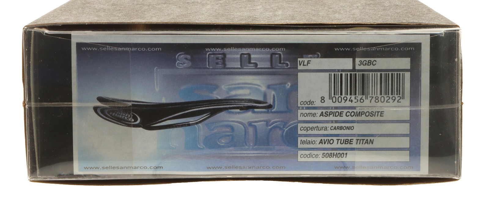 Selle San Marco Aspide Saddle Carbon Fiber Body Titanium Rails Black NIB NOS NEW