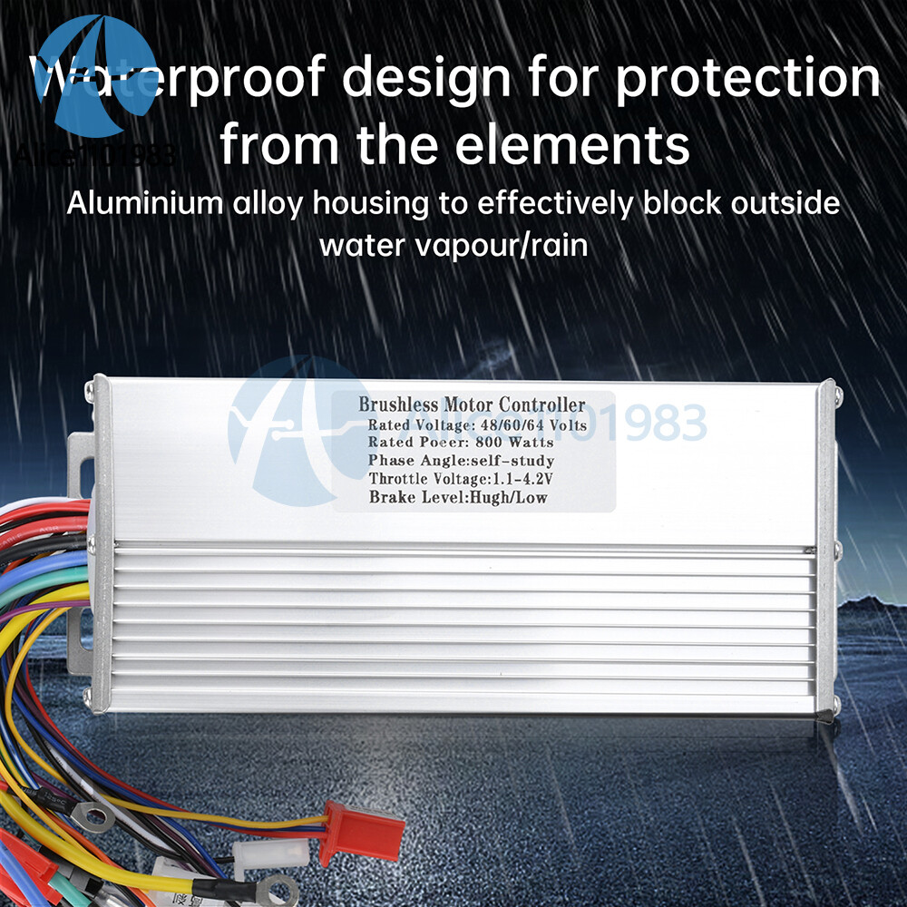 48V 60V 64V 35A 800W Intelligent Brushless Motor Controller For Electric Bicycle