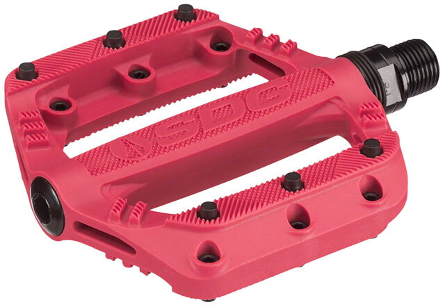SDG Slater Kids Pedals – Platform, Composite/Plastic, 9/16″, Red