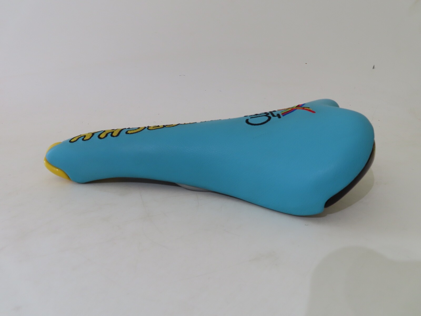 Selle Italia 1999 Eddy Merckx Turbo-matic 3 baby blue leather Mn-rail saddle