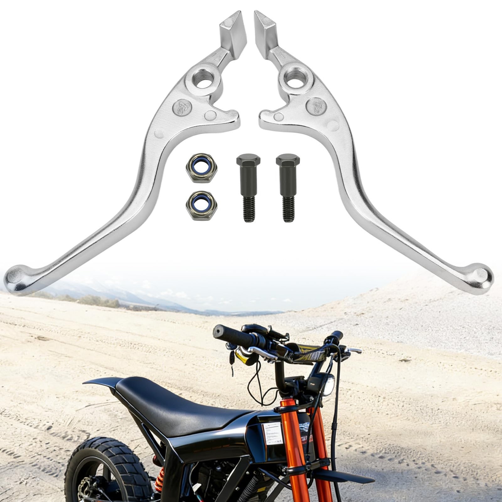 Bicycle Left Right Lever Handbrake Set Lightweight E Bike Brake Handles
