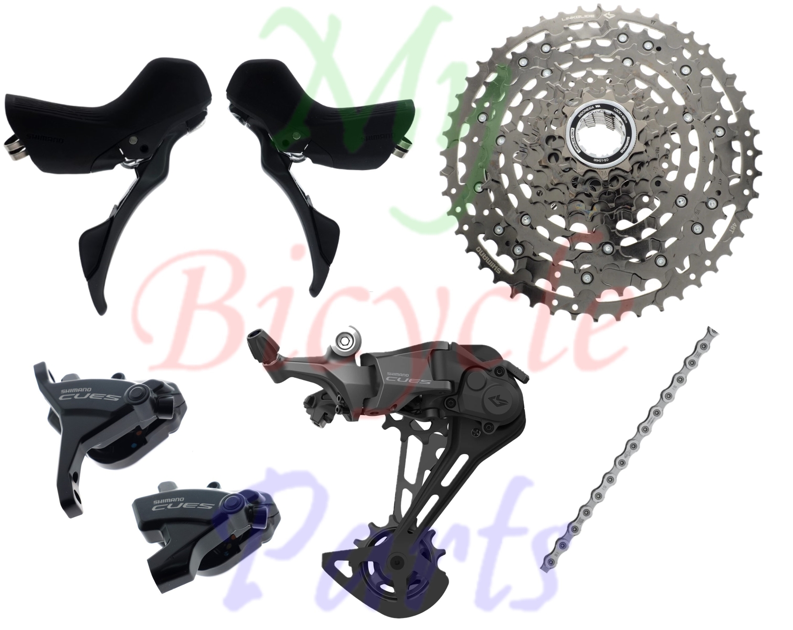 Shimano CUES 1x10S Disc Brake ST/BR-U6030 RD-U6000-GS CS-LG400 11-48T Group READ