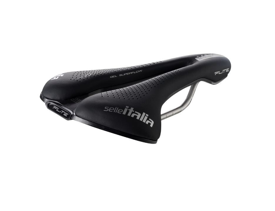 SELLE ITALIA MAX FLITE BOOST – GEL SUPERFLOW – TI 316 RAILS –COMFORT ROAD SADDLE