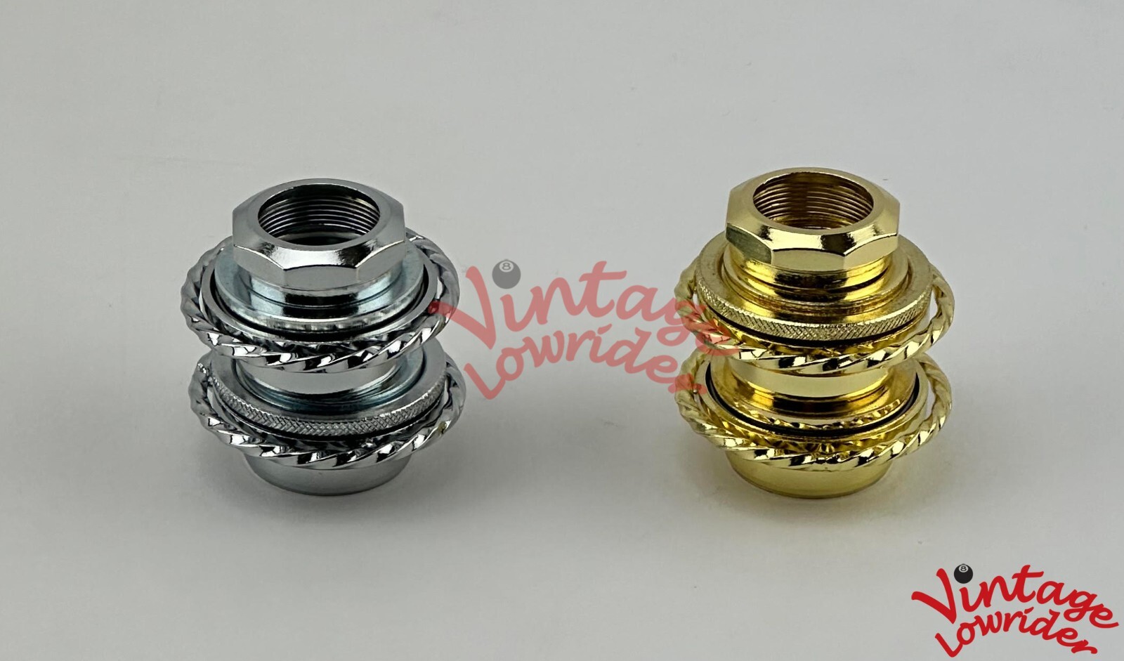 VINTAGE LOWRIDER 21.1MM BICYCLE COMPLETE SINGLE SQUARE TWISTED BICYCLE HEADSET.