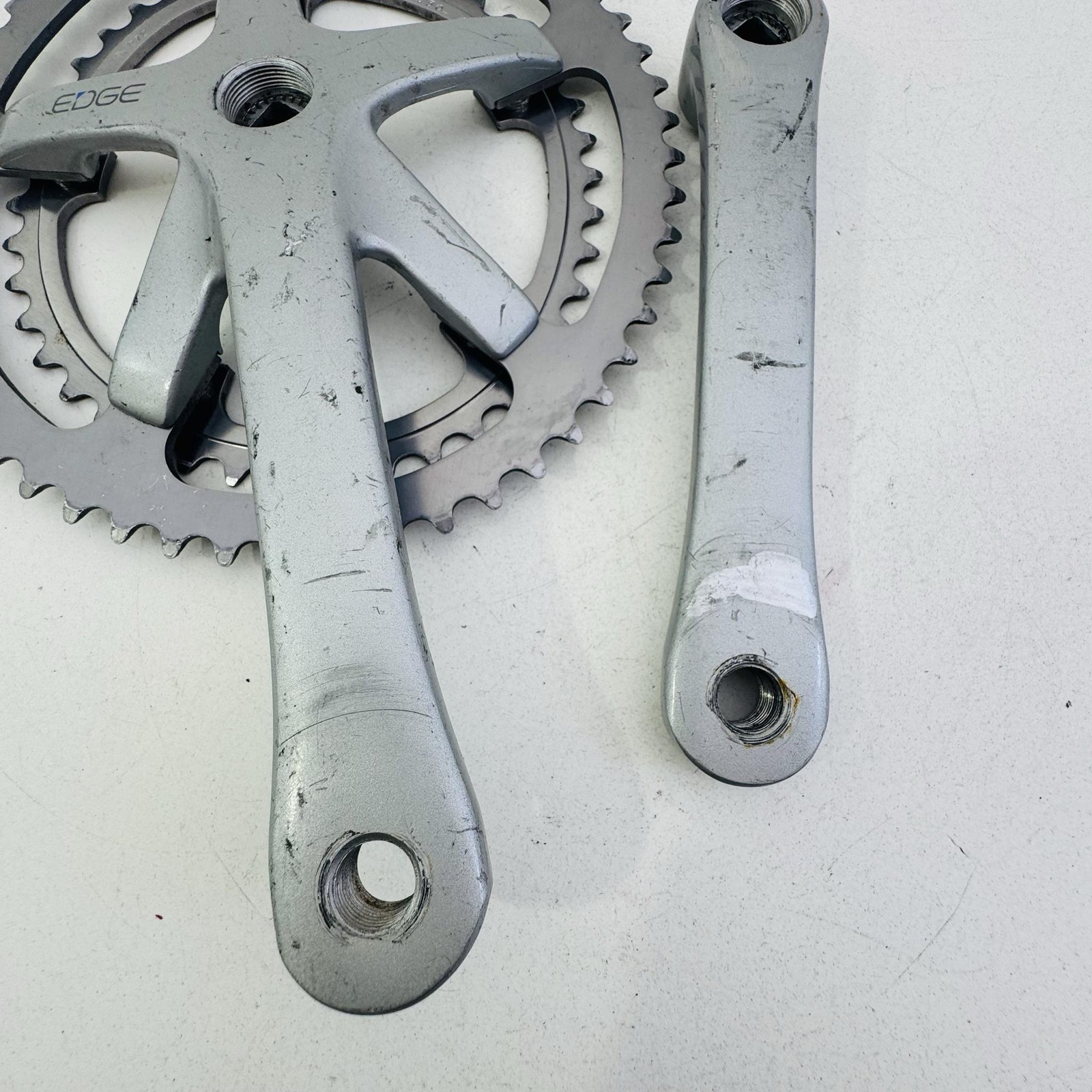 Vintage Sakae EDGE Double Crankset 170mm 52/42T Square Taper Road Bike Japan A83