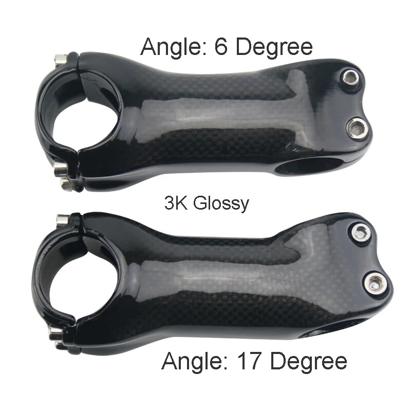 Carbon Stem Carbon Fiber MTB Stem 31.8mm Road Bike Bicycle Stems 1-1/8″(28.6mm)