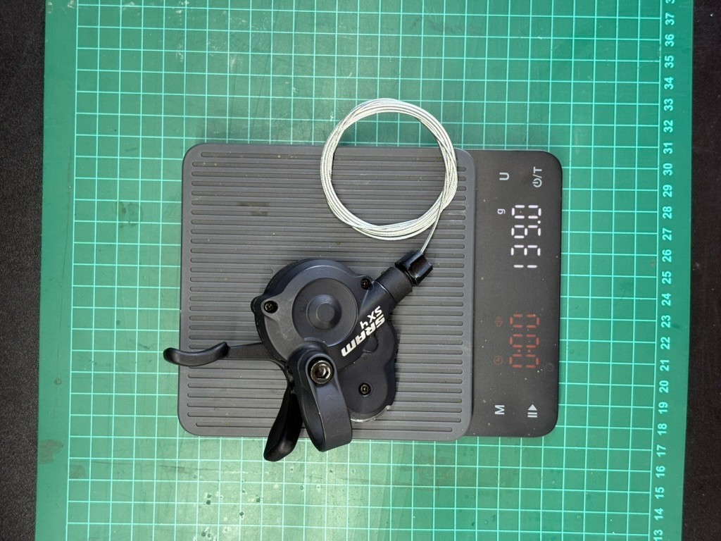 SRAM SX4 Trigger Shifter Left 3 speed with Cable ~139g