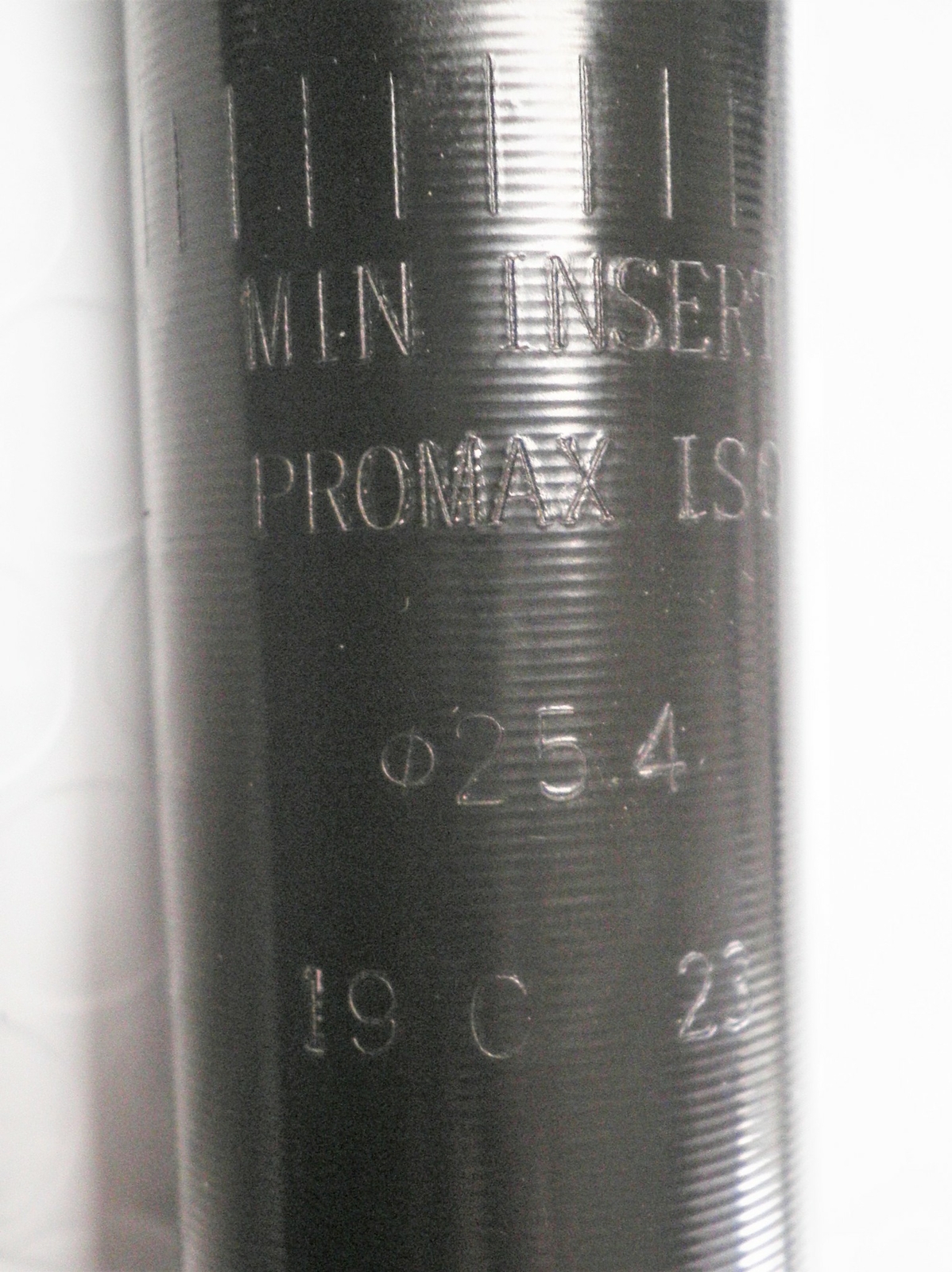 BLACK PROMAX 25.4mmX350mm SEATPOST W/BLACK SEAT BIKE PARTS 29-33