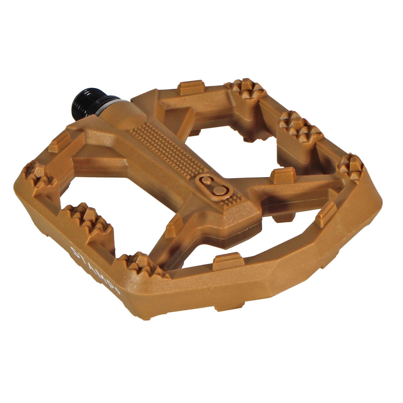 Crankbrothers Stamp 0 Platform Pedals, Brown, Large