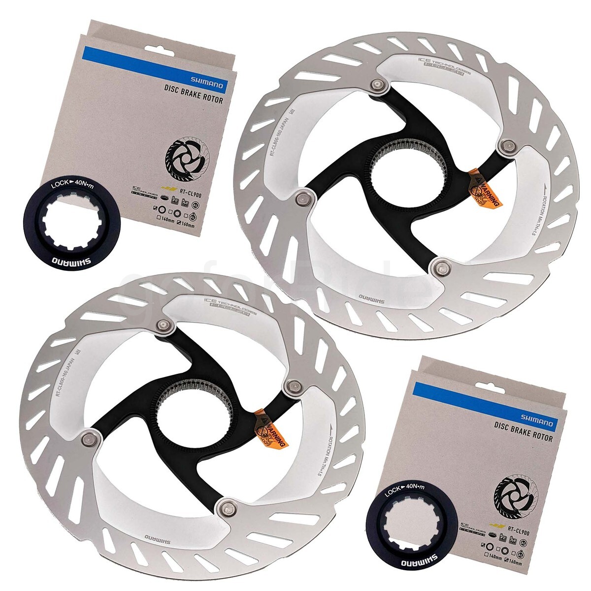 2*New Shimano Ultegra GRX Gravel Bike RT-CL800 Center Lock Disc Rotors 160mm