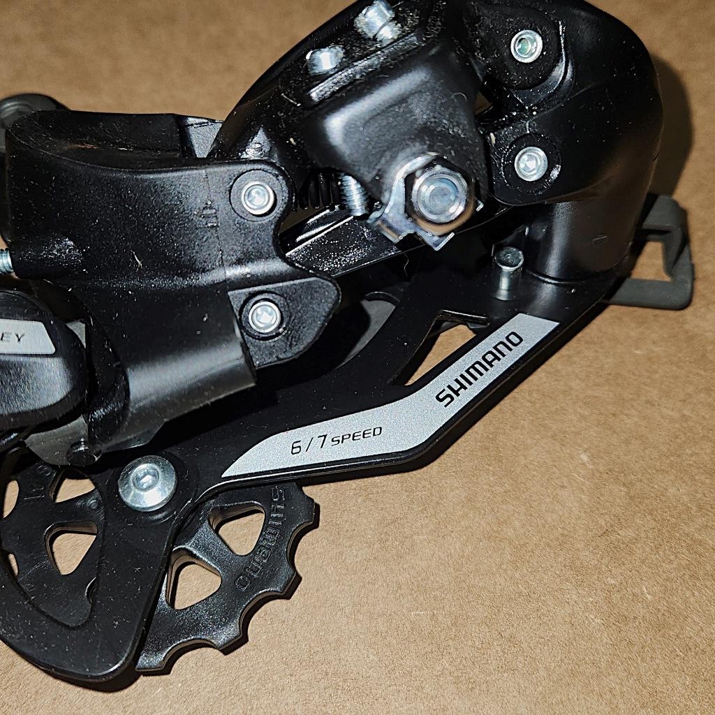 Shimano Tourney RD-TY500 6/7-Speed Direct-Mount Rear Derailleur Road MTB OPENED