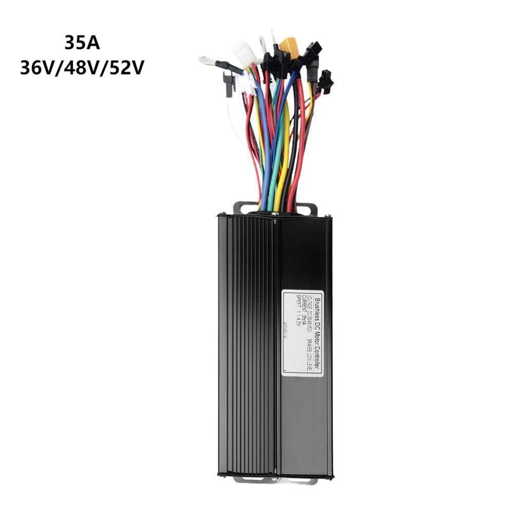 Electric Bike Scooter Brushless Controller and Display Kit for 35A 1500W Motors