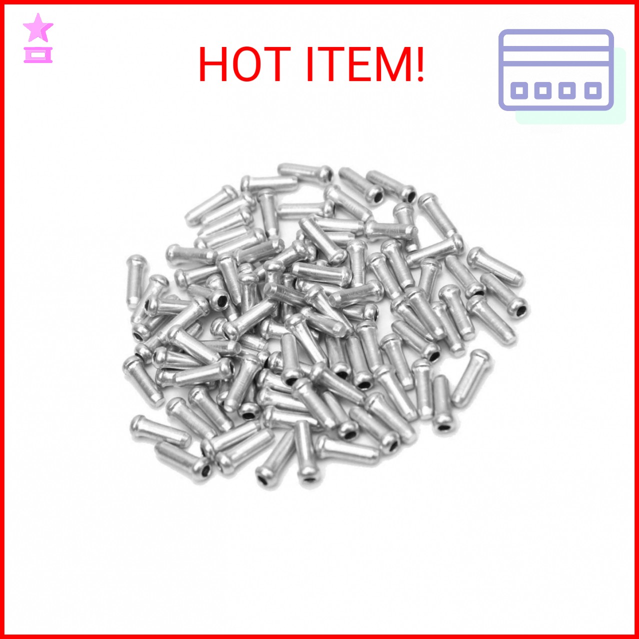 MingTa Bike Cable End Caps Crimps Brake Cable Caps Bike Shift Cable Gear Wire En